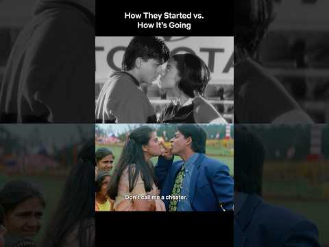 SRK & Kajol's ICONIC Cheater Banter 🤭 #KuchKuchHotaHai