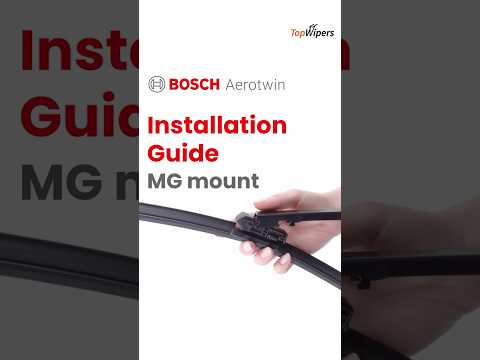 Bosch Aerotwin MG Mount Install (Fast Tutorial)