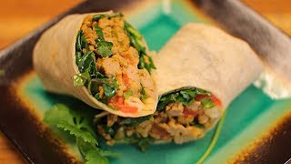 Turkey Wrap Recipe - ground turkey recipes - flour tortillas - high protein