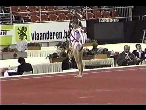 1st TQ ROM Andrea Ulmeanu FX   2001 World Gymnastics Championships 9 325