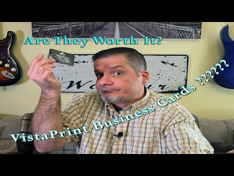 VistaPrint | Business Cards | Marketing | Review Part 1