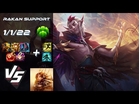 SUPPORT Rakan vs Leona - NA Challenger Patch 25.20