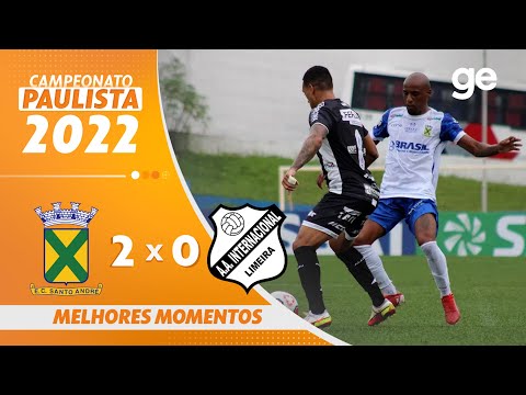 Gols e lances de Santo André x Internacional de Limeira