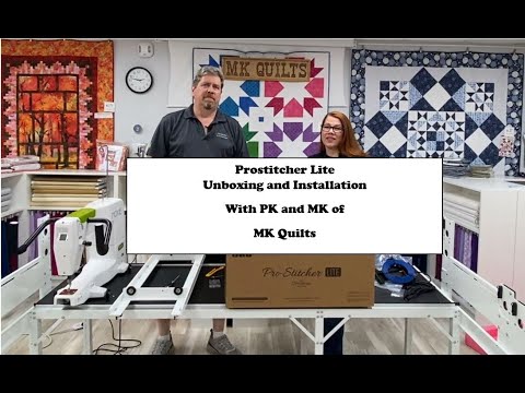 Prostitcher Lite-Moxie on Loft Frame Unboxing and Installation with MK and Paul, Owners of MK Quilts