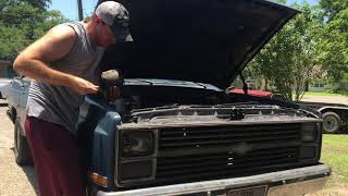Square Body Chevy Alternator Upgrade + How To Clock An Alternator