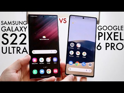 Samsung Galaxy S22 Ultra Vs Google Pixel 6 Pro! (Comparison) (Review)