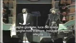 Jon Bon Jovi &amp; Luciano Pavarotti - Let It Rain con sottotitoli in italiano