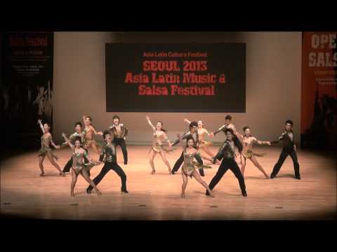 2013Asia Latin Music & Salsa Festival Korea open salsa championships 빠라디소 (안무 뮤즈 살사도)
