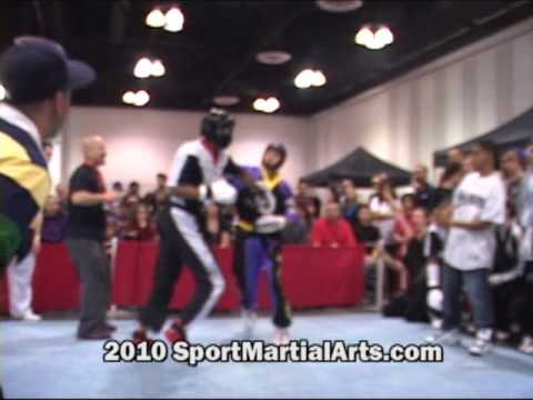 Julio Castro v Deandre Walker - Men's team sparring - 2010 Compete Nationals