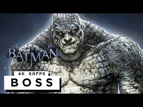 BATMAN: ARKHAM ORIGINS Killer Croc Boss Fight - RTX 3090 MAX SETTINGS (4K 60FPS)