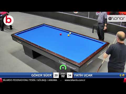 GÖKER SÜER & FATİH UÇAR Bilardo Maçı - 2022 ERKEKLER 1.ETAP-11.TUR