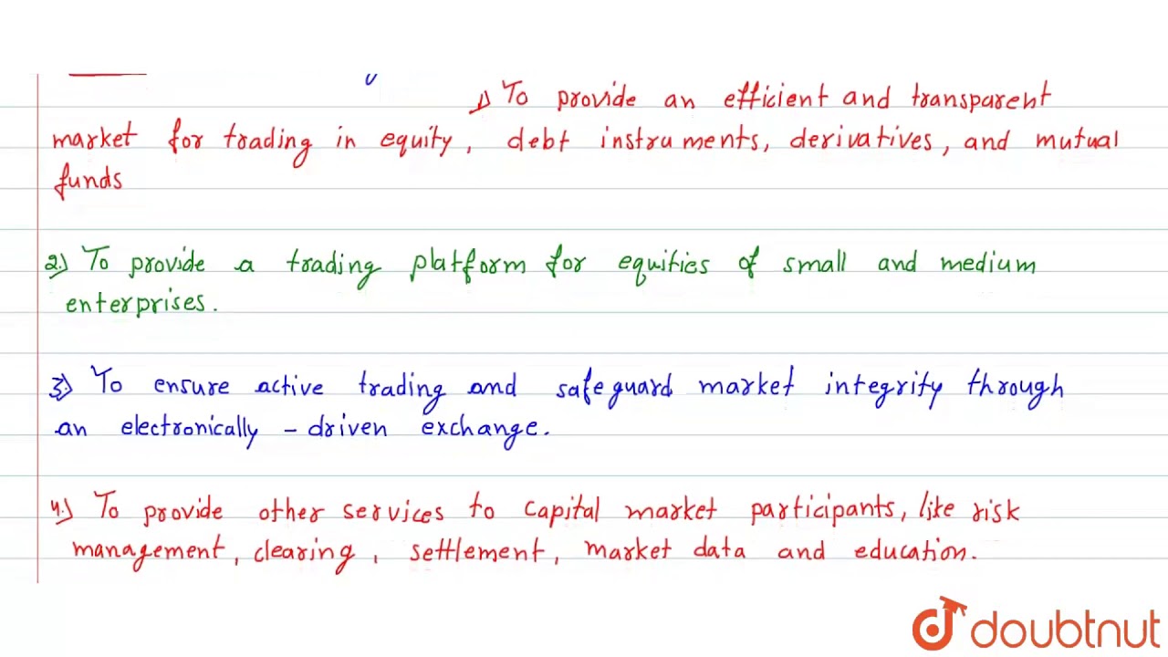BSE AND ITS OBJECTIVES