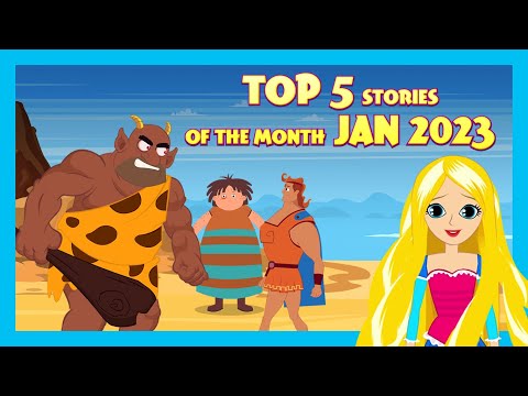 Top 5 Stories Of the Month Jan 2023 - Kids Hut | Tia & Tofu Stories | Animated stories in English
