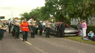 preview picture of video 'Ballyreagh Silver Band @ The Last Saturday Black Parade 2010'