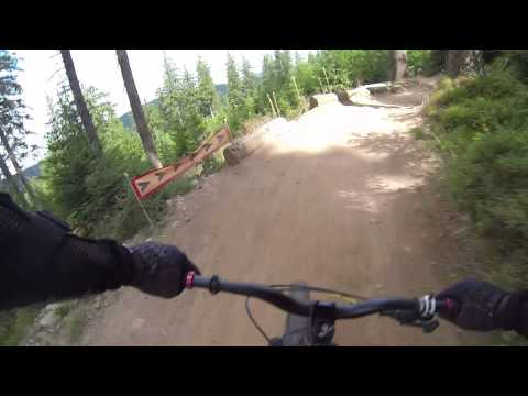 Downhill Lac Blanc 2013 Col du Bonhomme - J2 Crash...