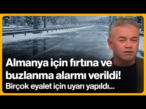 Almanya İçin Fırtına ve Buzlanma Alarmı! Birçok Eyalet İçin Uyarı Yapıldı... | 3 Aralık 2025