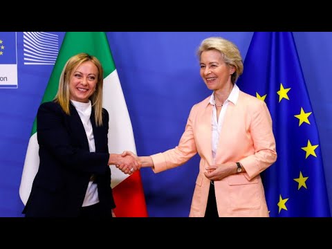 New Italian Prime Minister Meloni visits Brussels