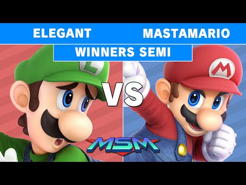 MSM 191 POW | Mastamario (Mario) vs Elegant (Luigi) Winners Semi - Smash Ultimate