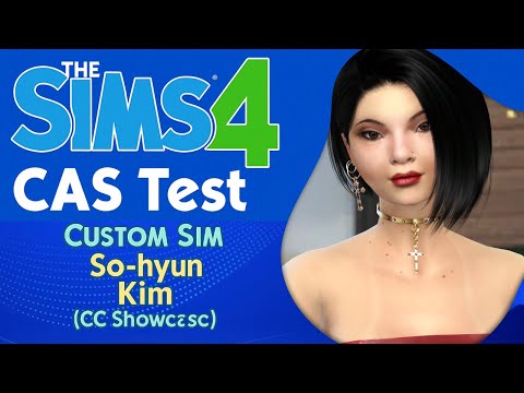 sims 4 alpha cc download girl So-hyun Kim by Bonita100 Cas Video Preview