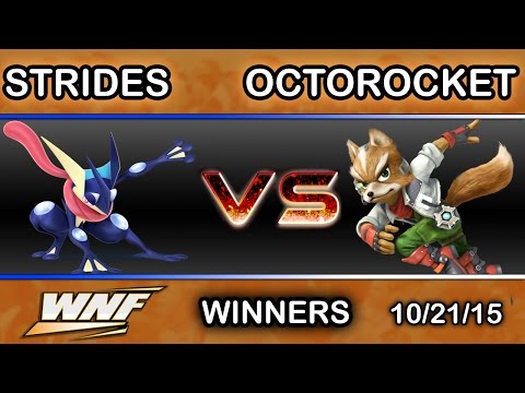 WNF (10/21/15) - Strides (Greninja) Vs. OCTOROCKET (Fox) Winners Side - Smash Wii U