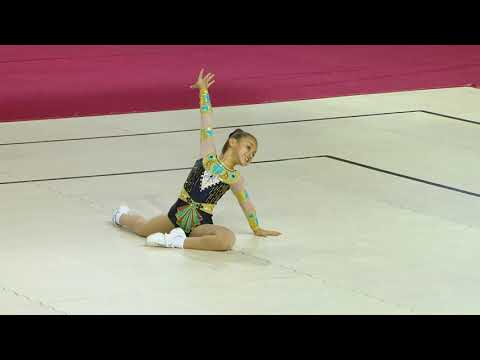 Ruvina David aerobic gymnastics Egyptian international championship جمباز ايروبك مصر
