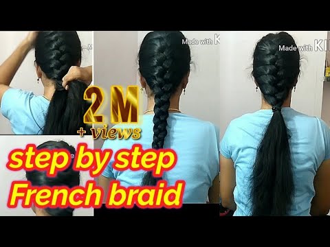How to do French braid hairstyle tutorial 2020 /...