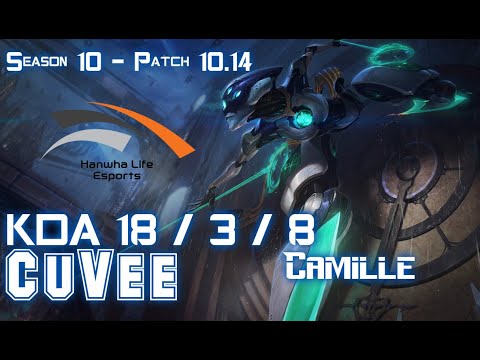HLE CuVee CAMILLE vs JAX Top - Patch 10.14 KR Ranked