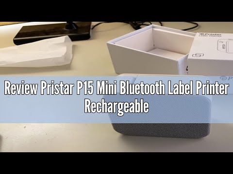 Pristar P15 Bluetooth Label Printer Video Preview
