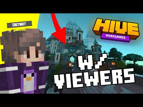 Unbelievable HIVE Adventures + Viewers! Minecraft Bedrock LIVE