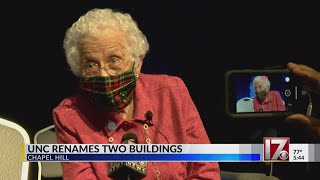 UNC renames 2 campus buildings to honor alumni