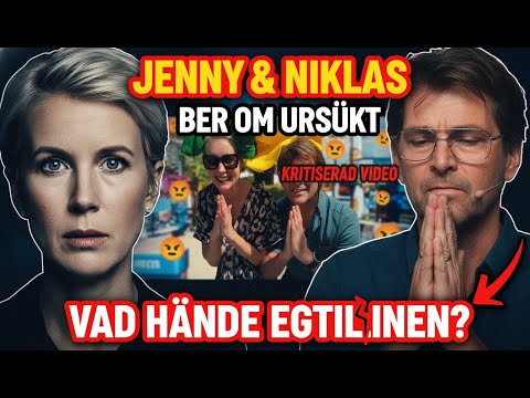 Jenny Strömstedt och Niklas ber om ursäkt efter kritiserad video – Vad hände egentligen