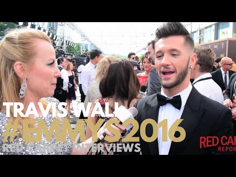 Travis Wall interviewed at the Creative Arts Emmy Awards Red Carpet Day 2 #Emmys #EmmysArts