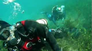 preview picture of video 'Diving in Lake  23-3-13  GoPro Hero3'