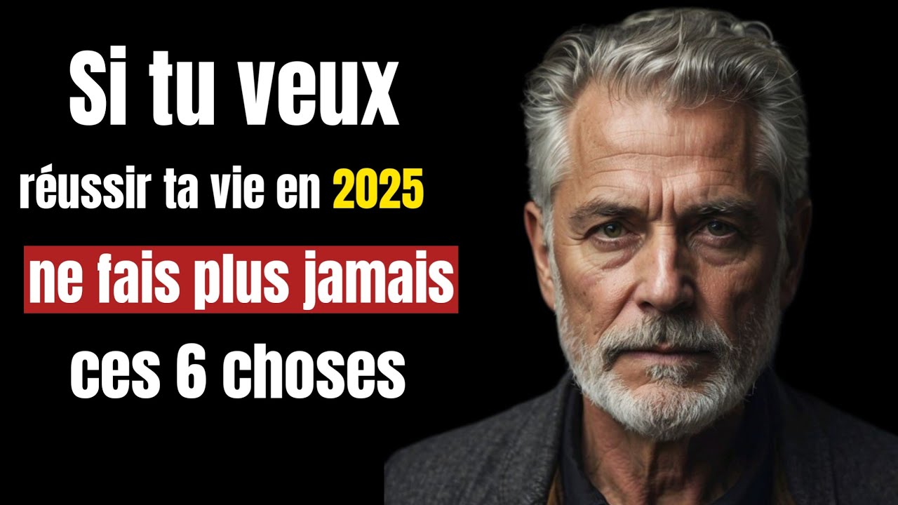Ne fais plus jamais ces 6 choses si tu veux être riche, réussir ta vie en 2025