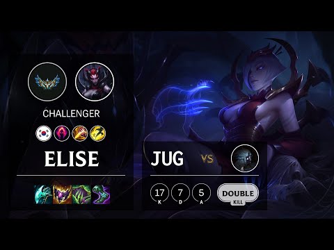 Elise Jungle vs Kindred - KR Challenger Patch 12.2