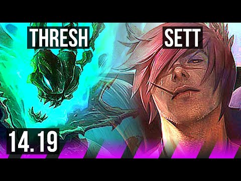 THRESH & Draven vs SETT & Jinx (SUP) | 4/4/22 | EUW Master | 14.19
