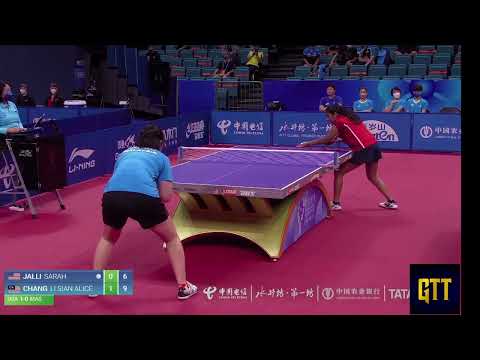 Alice Chang (MAS) VS Sarah Jalli (USA)| WT Groups | World Team Table Tennis Championships 2022