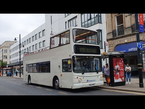 HELLFIRE: Route E1 | W643RND/17643 - Stagecoach North East: Dennis Trident/ALX400