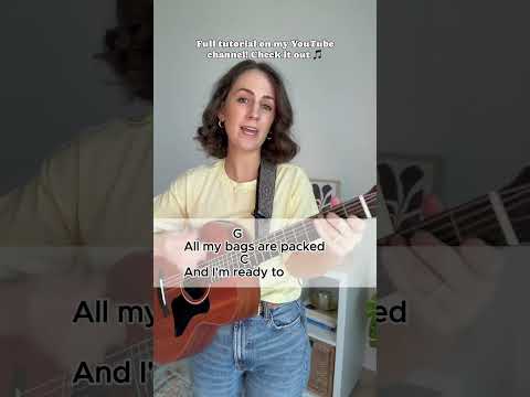 ✈️ Leaving On a Jet Plane ✈️ #learnguitar #chords #guitarshort