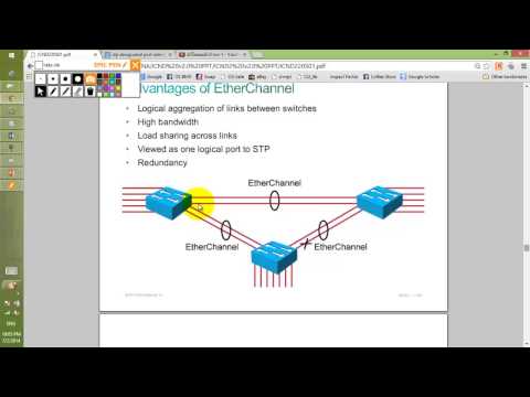 สอน CCNA ICND2 Module 1-3 Improving redundant switched topologies with EtherChannel