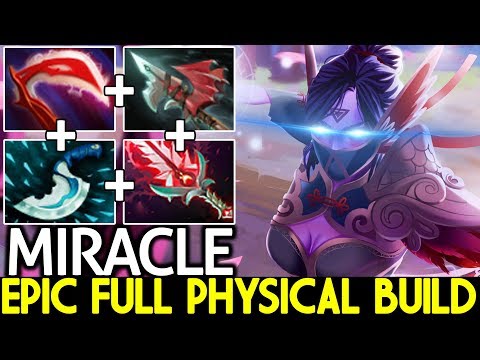 Miracle- [Templar Assassin] Epic Physical Build 100% Crit is so Strong 7.21 Dota 2
