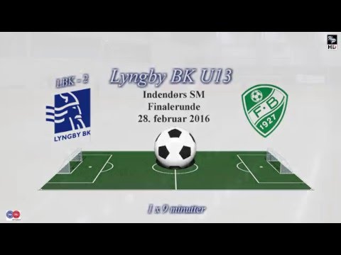 Lyngby U13 Indendørs SM finalerunde  LBK2 vs Faxe Boldklub (10-2)