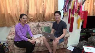 接受中學生 Timothy 的訪問,談陰陽學説和太極拳的關係