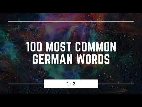 100 most common German words 1-2