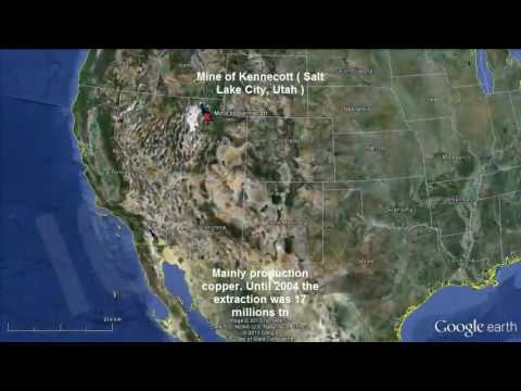 Diamonds, Gold, Silver, Copper Open-Pit Mines In The World