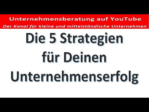 , title : '5 Erfolgsstrategien für Dein Unternehmen (Podcast) | (2020)'