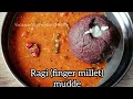 Easy Ragi Mudde Recipe Finger Millet Balls Ragi Mudde Maduva Vidhana Without Oil Mudde Recipe