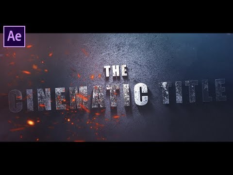 Cinematic Trailer Title in After Effect | After Effects Tutorial | Effect For You