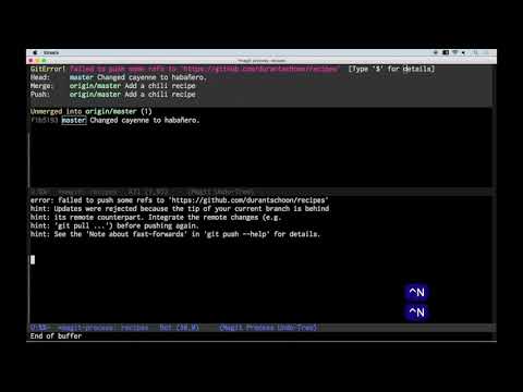 M.1 - Emacs Tutorial - Magit