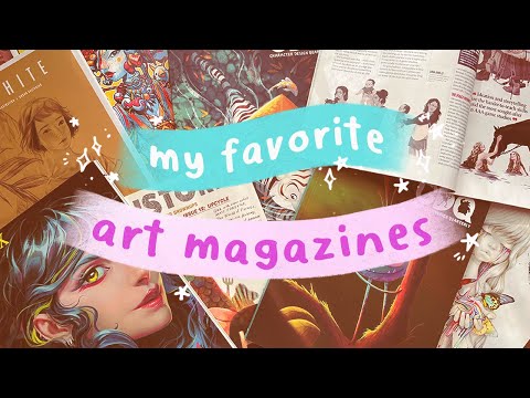 ✨ My Top 5 Art Magazines ✨ Honest Review and Flip Through